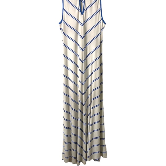 Ann Taylor Blue Striped Maxi Dress (XS) - Picture 7 of 11